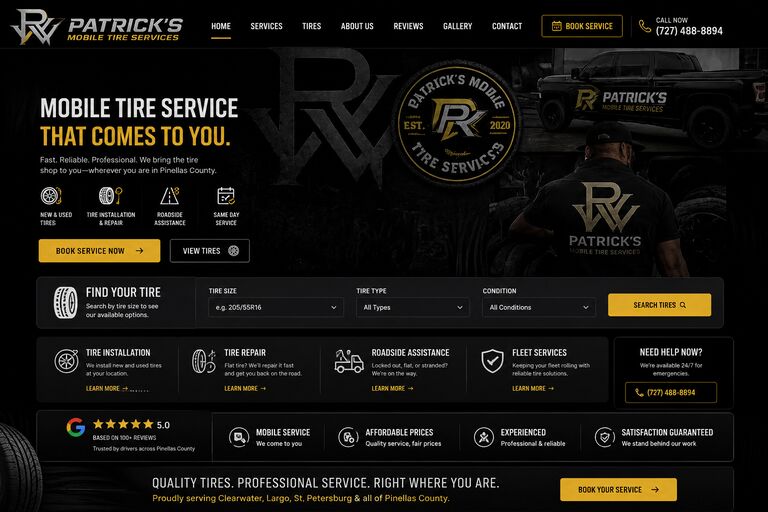 Patrick’s Mobile Tire Service – 24/7 Roadside Tire Change in Largo, FL (2)