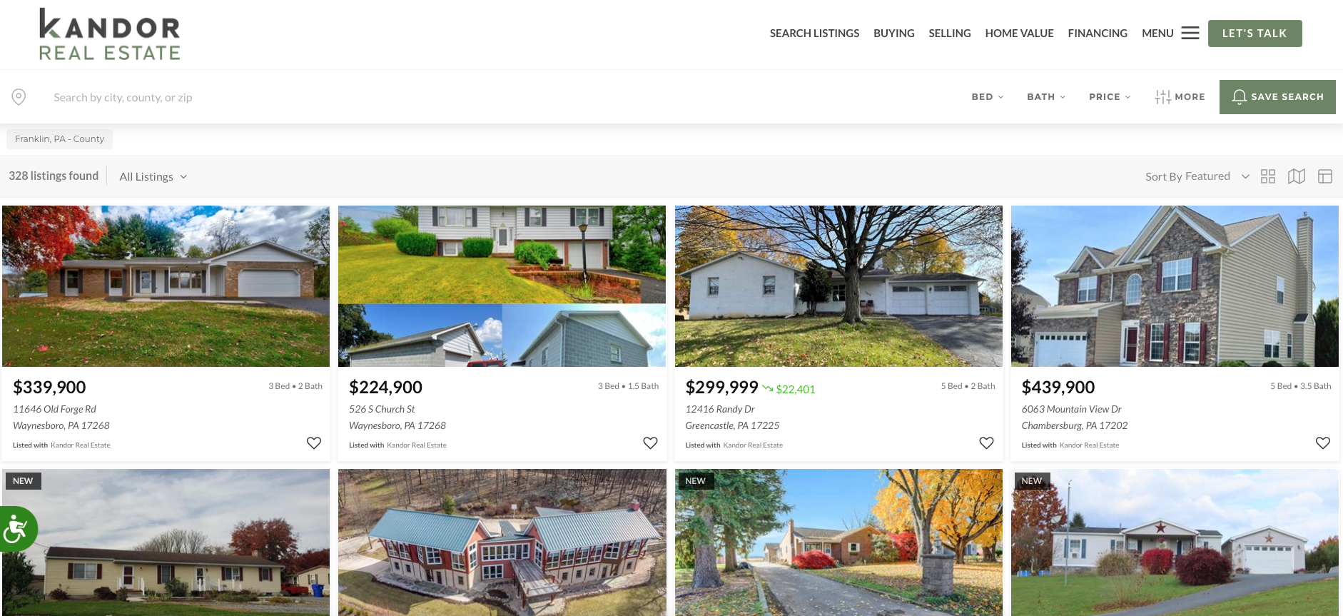 Kandor Real Estate in Waynesboro, PA