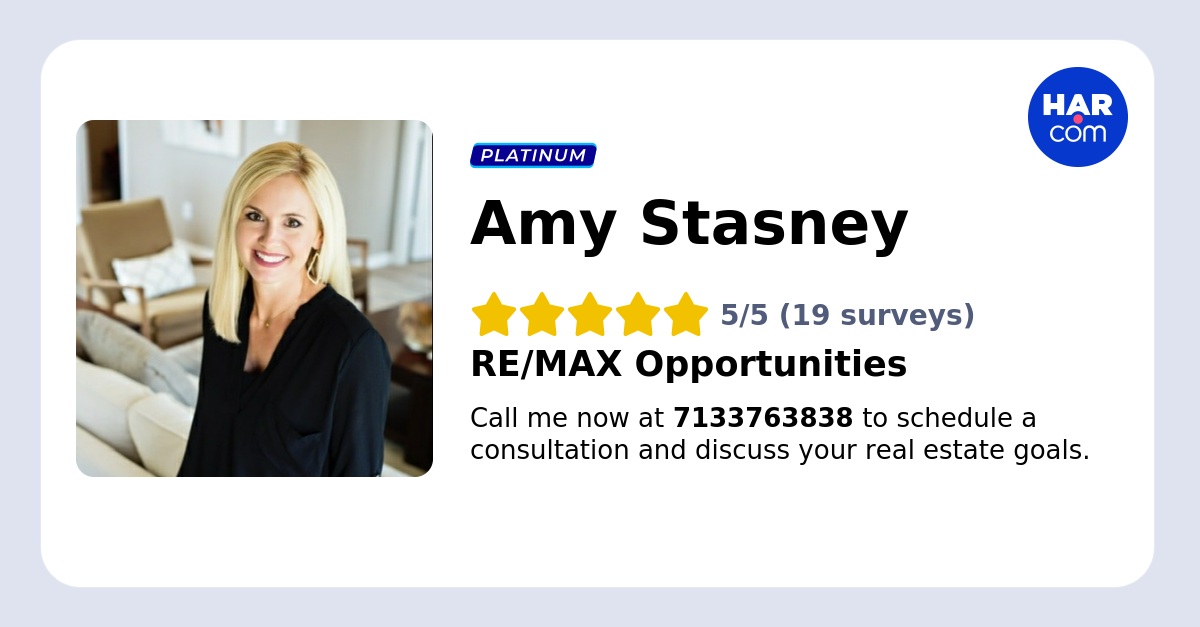 Amy Stasney - Realtor in Needville, TX