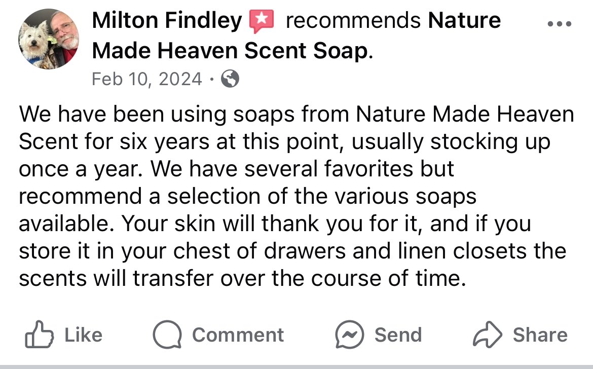 Nature Made Heaven Scent Soap in Hustisford, WI (6)