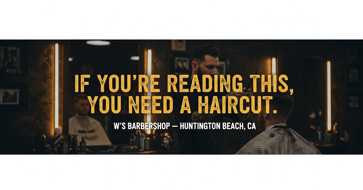 W’s Barbershop in Huntington Beach, CA