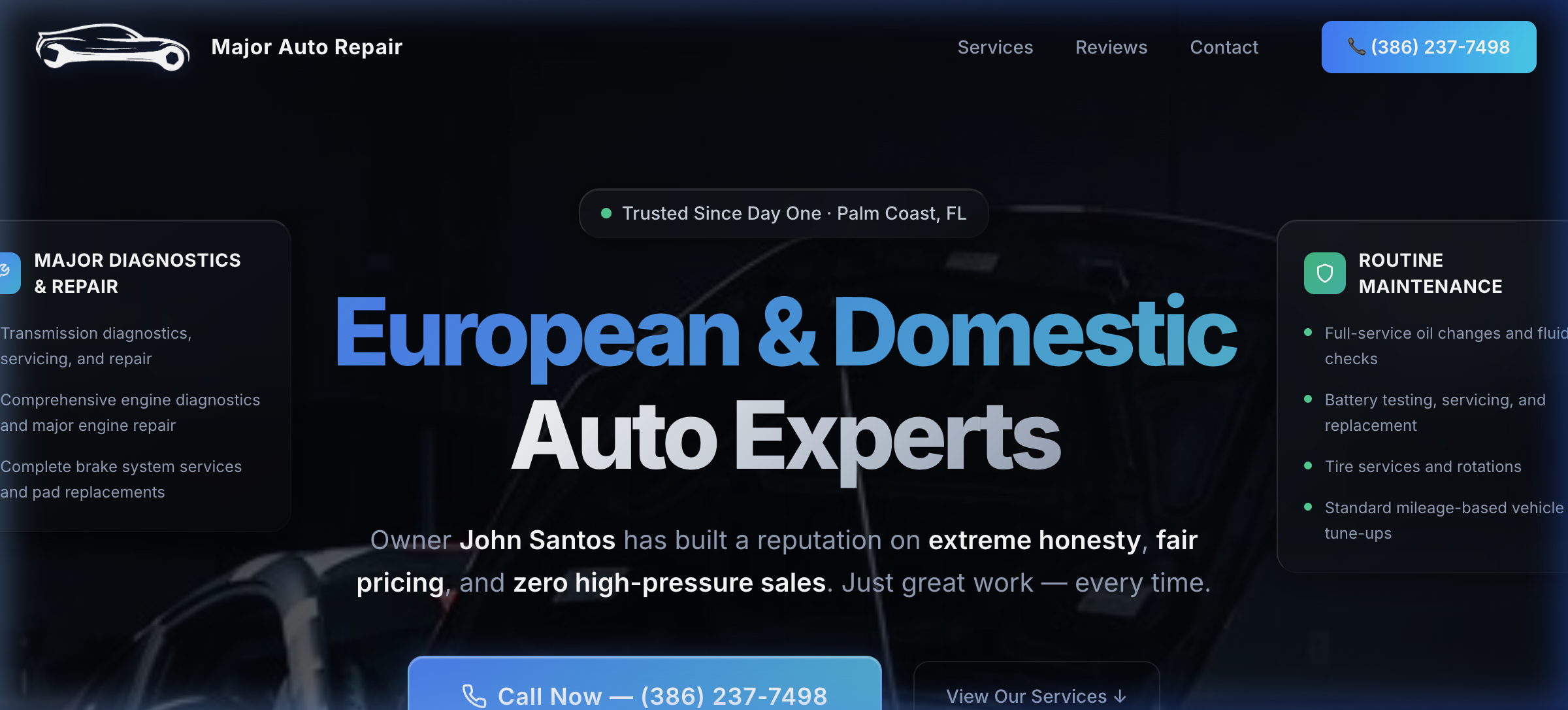 Major Auto Repair (Palm Coast, Florida) in Palm Coast, FL