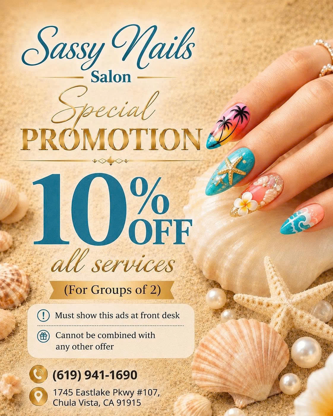Sassy Nails Salon in Chula Vista, CA