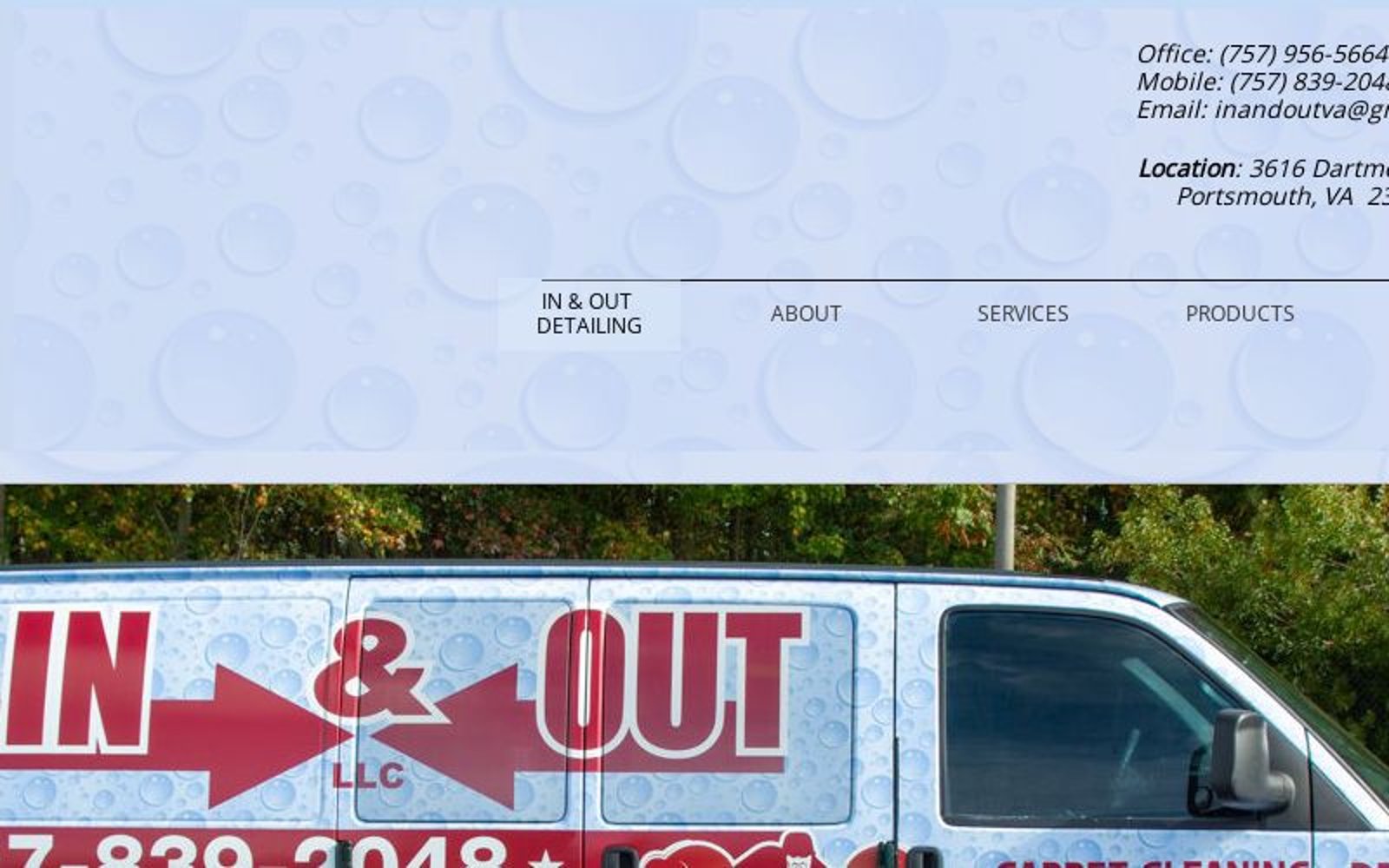 In & Out Detailing/Carpet Cleaning LLC in Portsmouth, VA