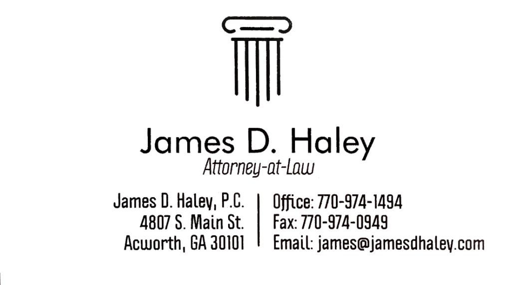Attorney James D. Haley in Acworth, GA (5)