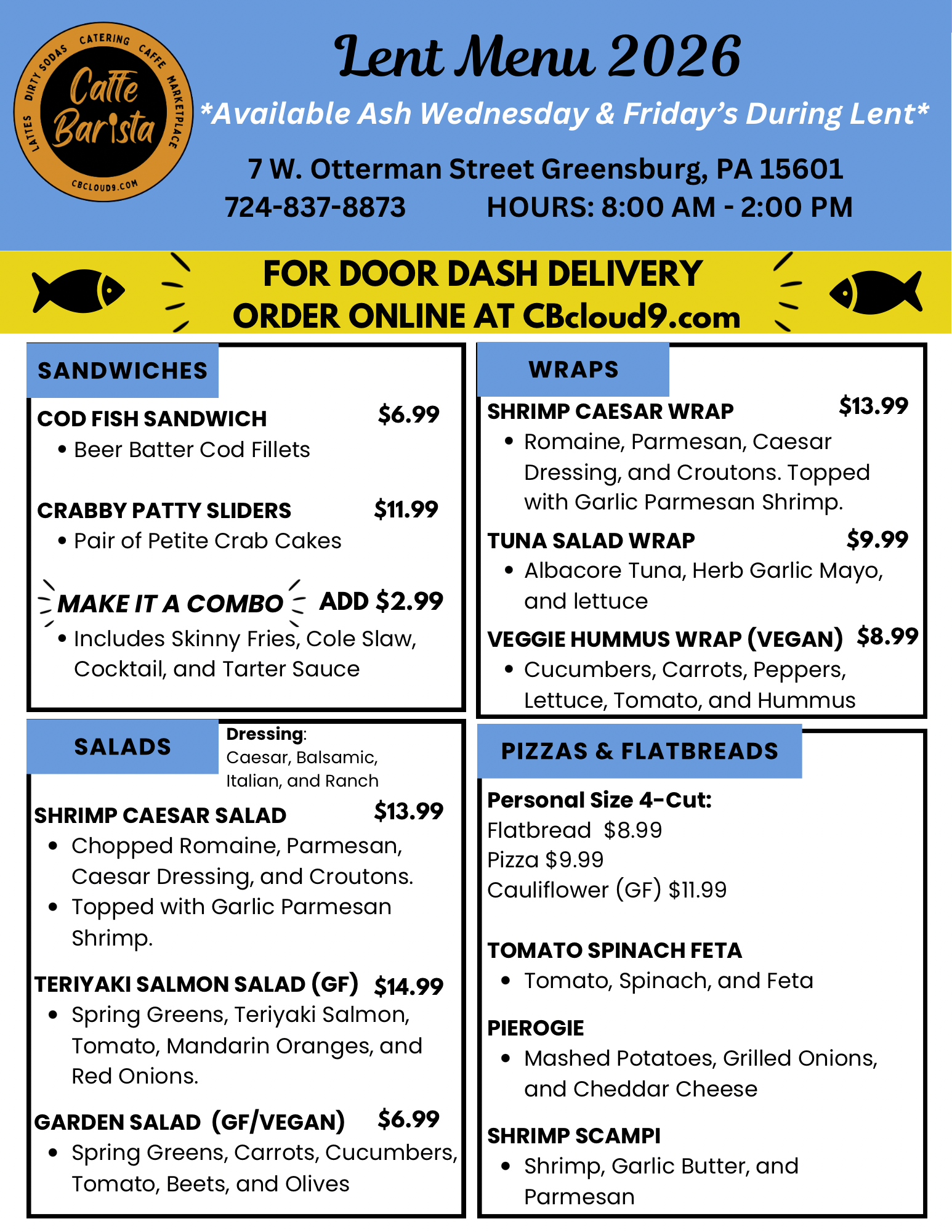 Caffe Barista in Greensburg, PA