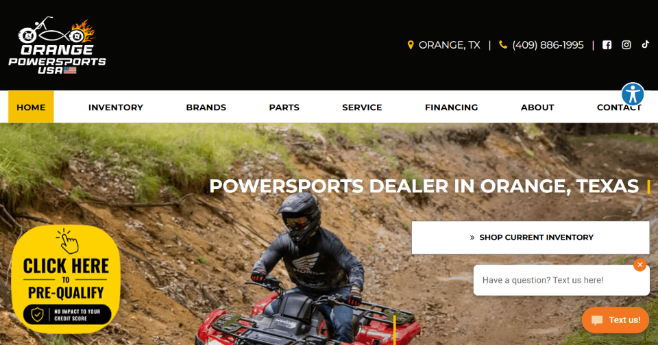 Orange Powersports USA in Orange, TX