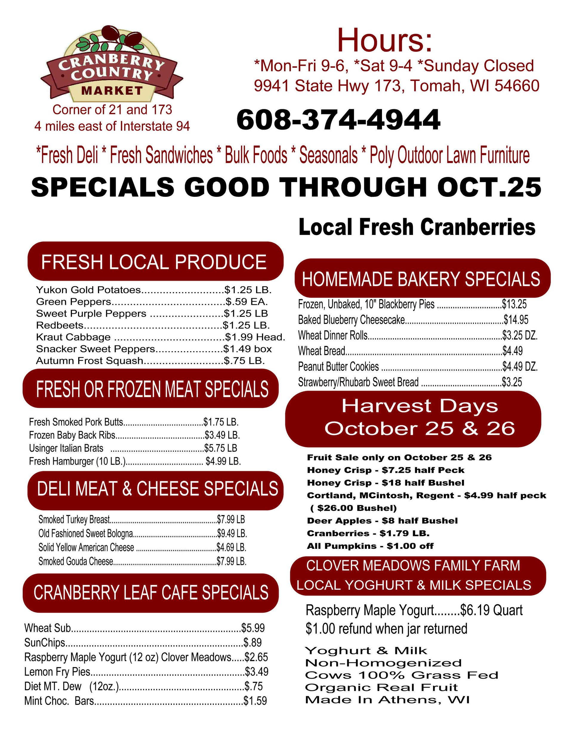 Cranberry Country Market in Tomah, WI (2)