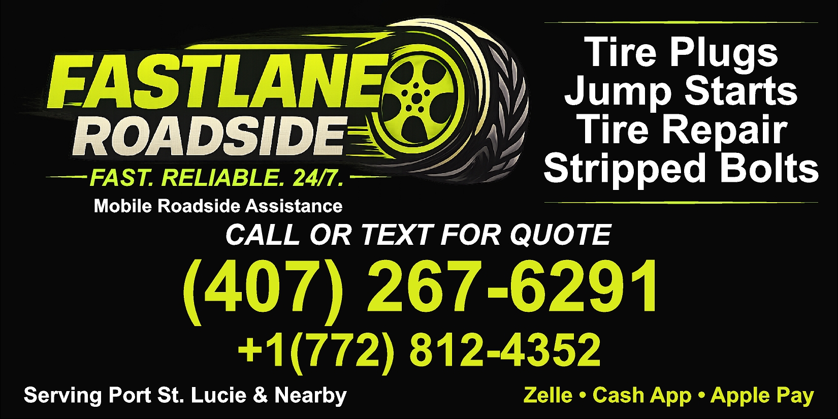FASTLANE MOBILE TIRE ROADSIDE in Fort Pierce, FL (6)
