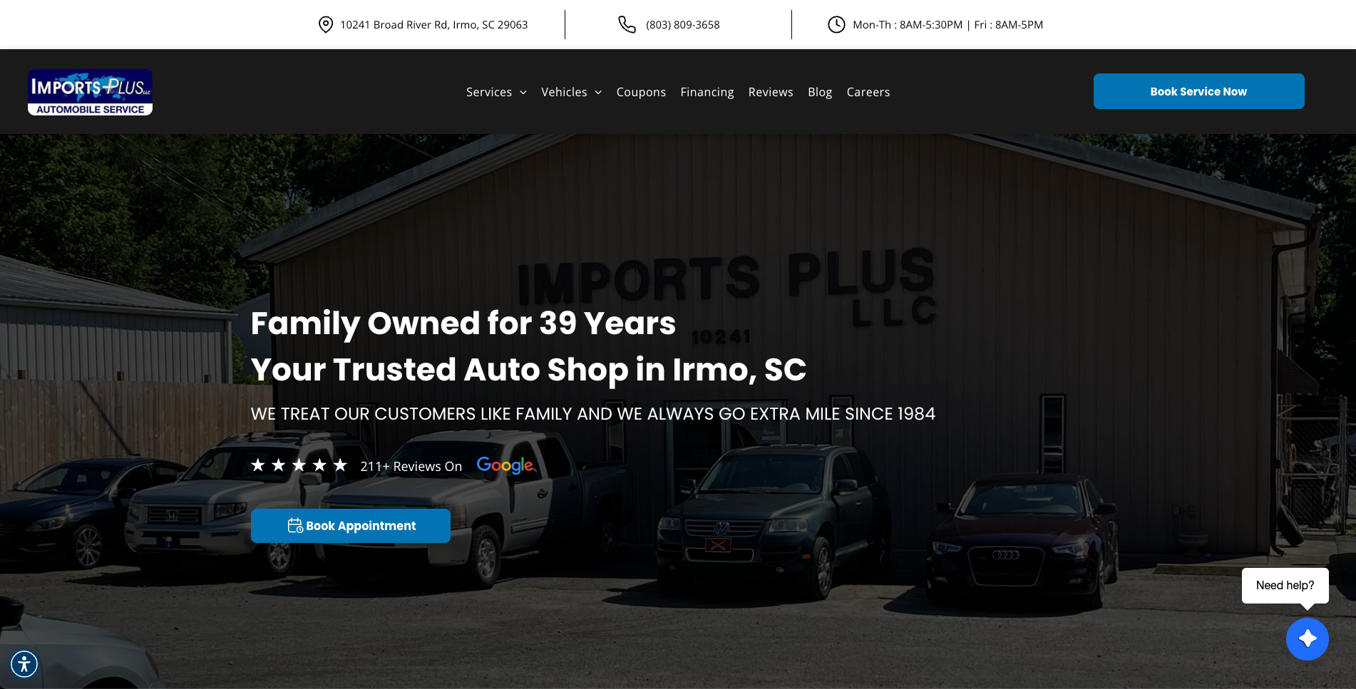 Imports Plus in Irmo, SC