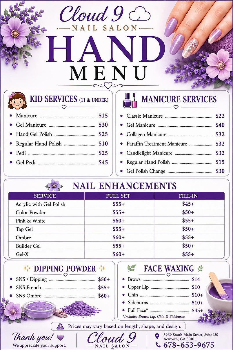 Cloud 9 Nail Salon in Acworth, GA (2)