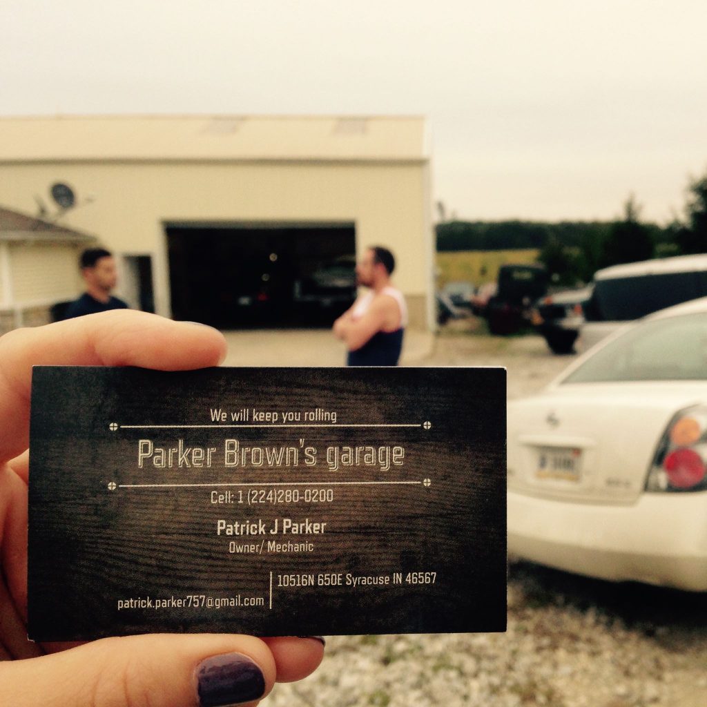 Parker Brown's Garage in Syracuse, IN