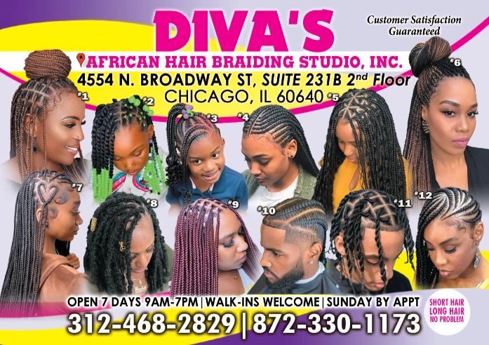 Diva's Africain Hair Braiding Studio in Chicago, IL