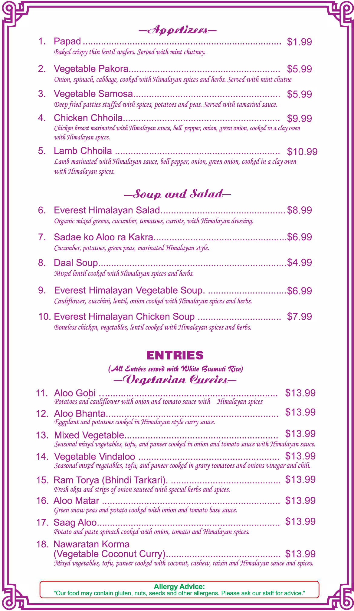 Everest Himalayan Cuisine in Encinitas, CA (3)