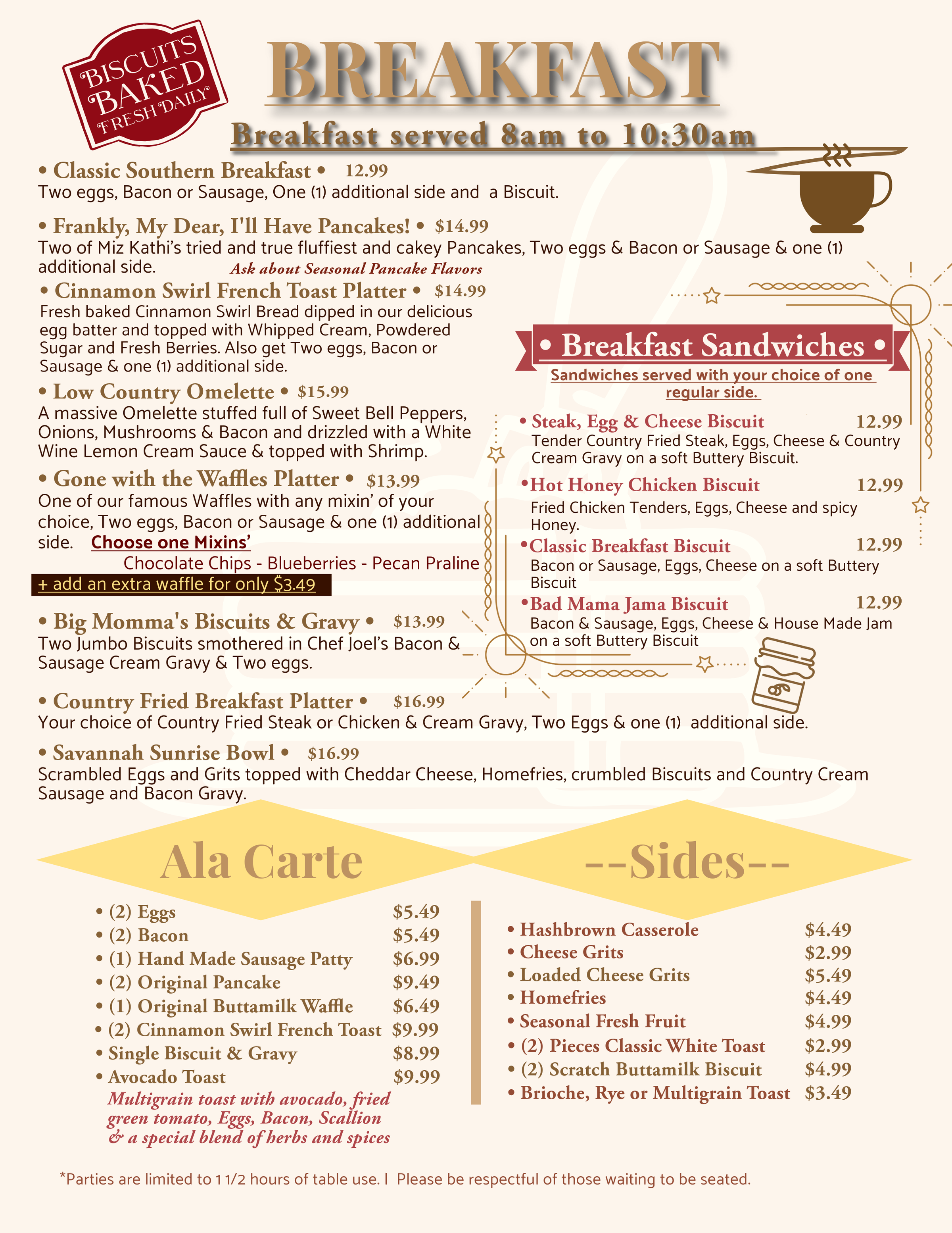 Miz Kathi’s Cotillion Southern Cafe in Wildwood, FL