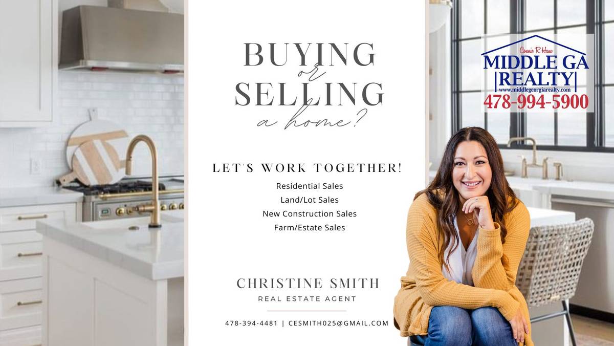 Christine Smith- Middle Georgia Real Estate Agent in Forsyth, GA