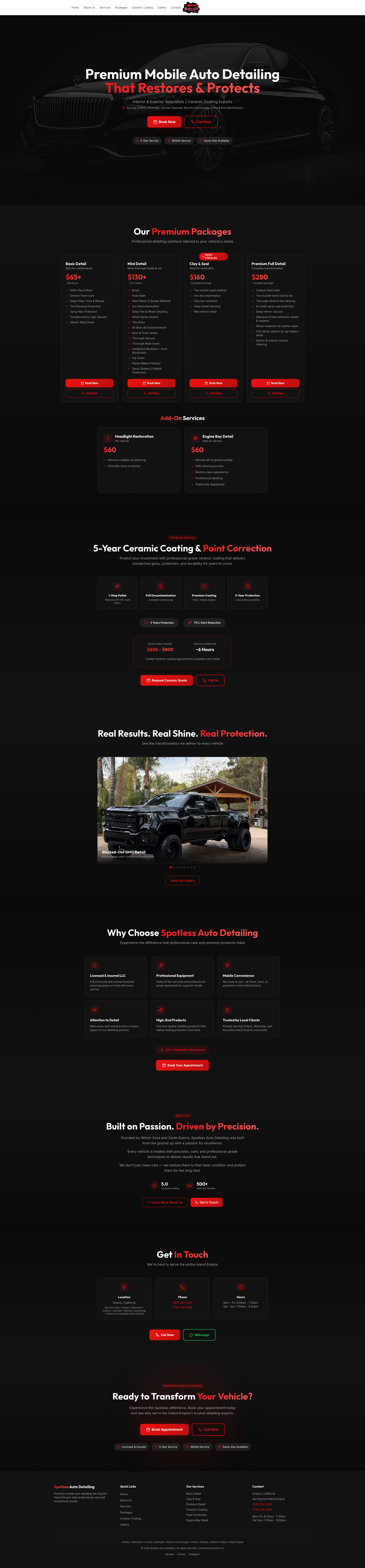 Spotless Auto Detailing in La Palma, CA