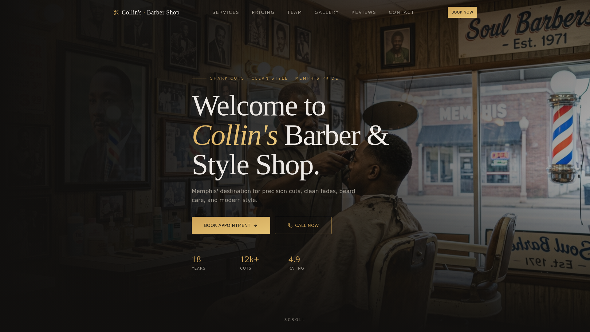 Collins Barber & Style Shop in Memphis, TN