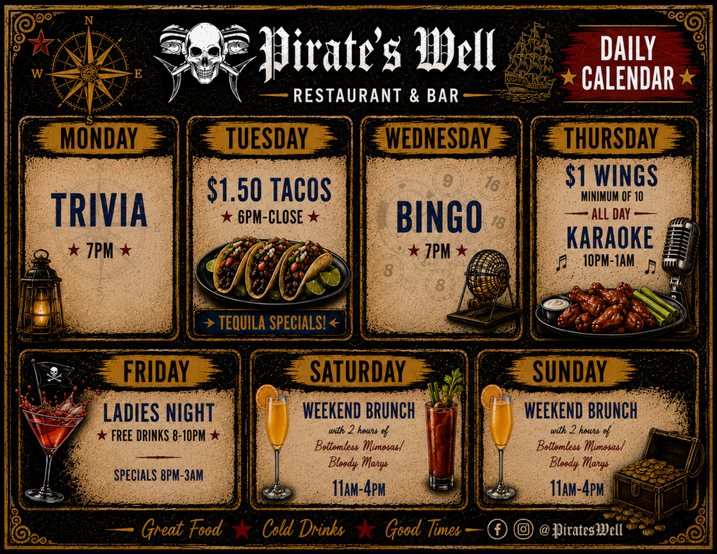 Pirate's Well Restaurant & Bar in Lake Park, FL