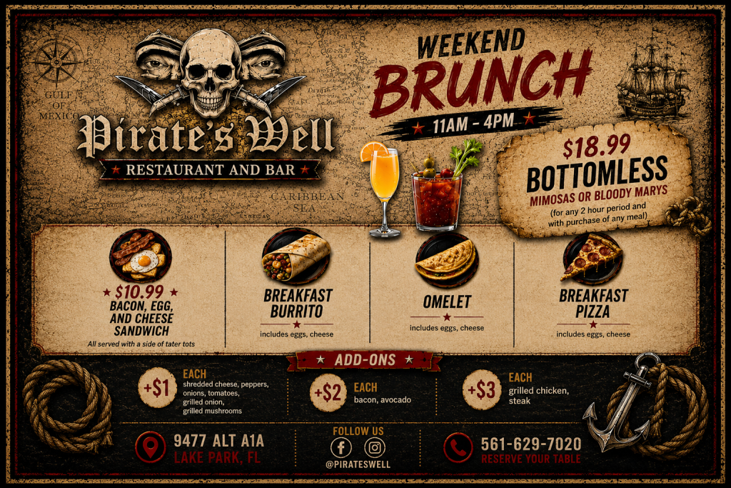 Pirate's Well Restaurant & Bar in Lake Park, FL (2)