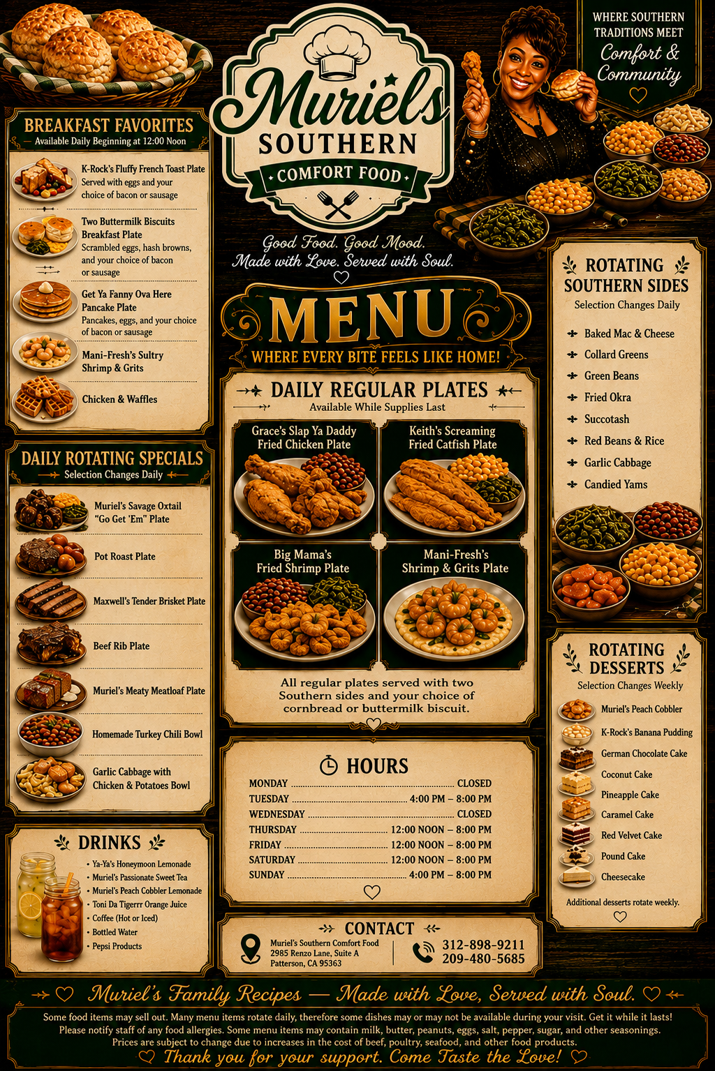 Muriel’s Southern Comfort Food in Patterson, CA (3)
