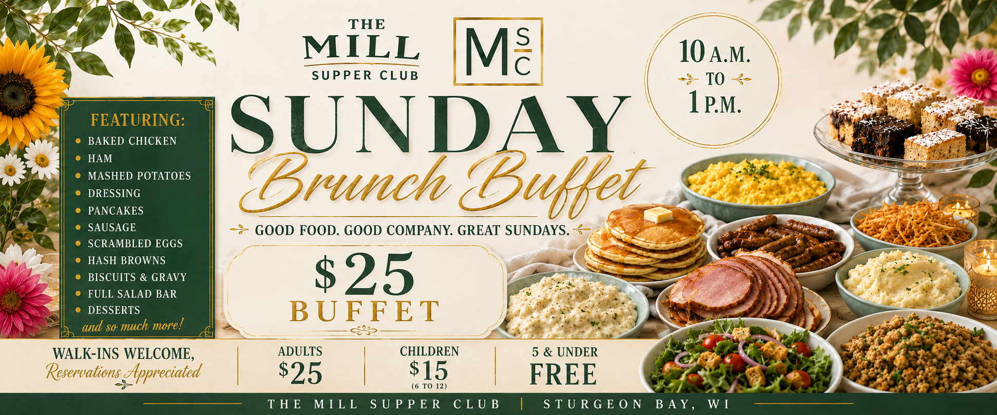 The Mill Supper Club in Sturgeon Bay, WI