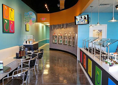 The Fuzzy Peach Frozen Yogurt Bar in Leland, NC