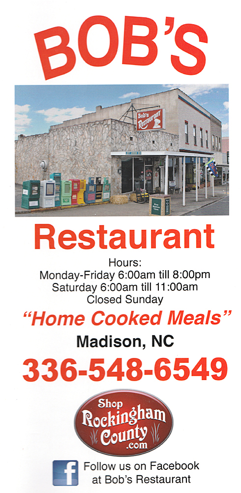 Bob's Restaurant & Catering in Madison, NC (4)