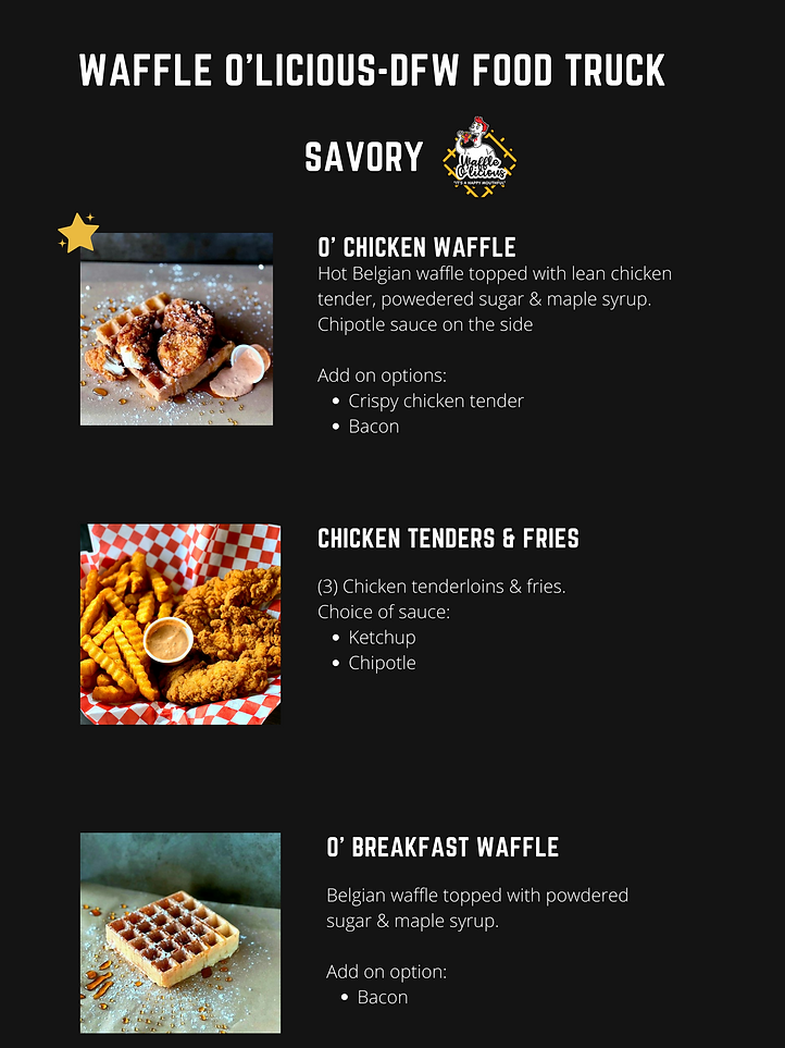 Waffle O'licious Food Truck & Catering in Duncanville, TX