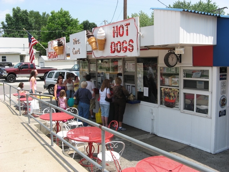 Mrs. Curl Ice Cream Shop in Greenwood, IN