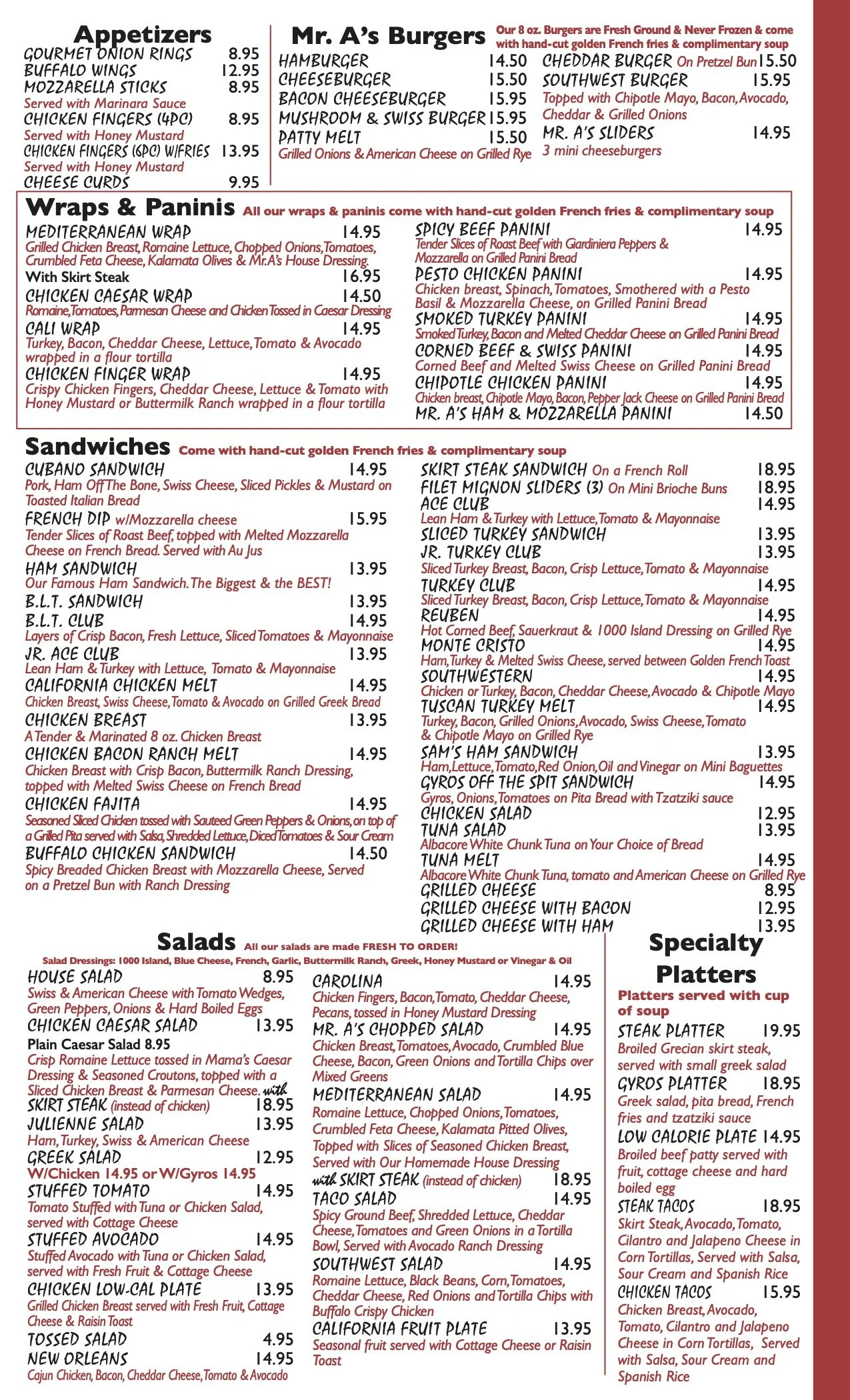 Mr. A's Restaurant in Roselle, IL