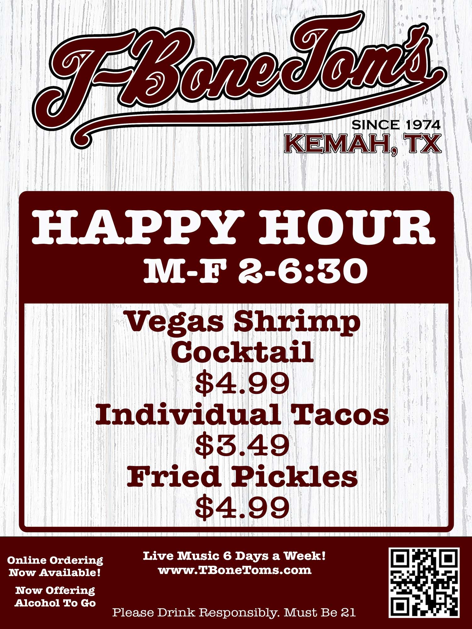T-Bone Tom's in Kemah, TX (2)