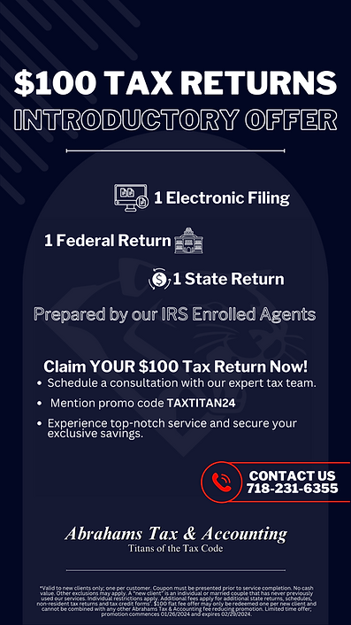 Abrahams Tax & Accounting Services in Bronx, NY (2)