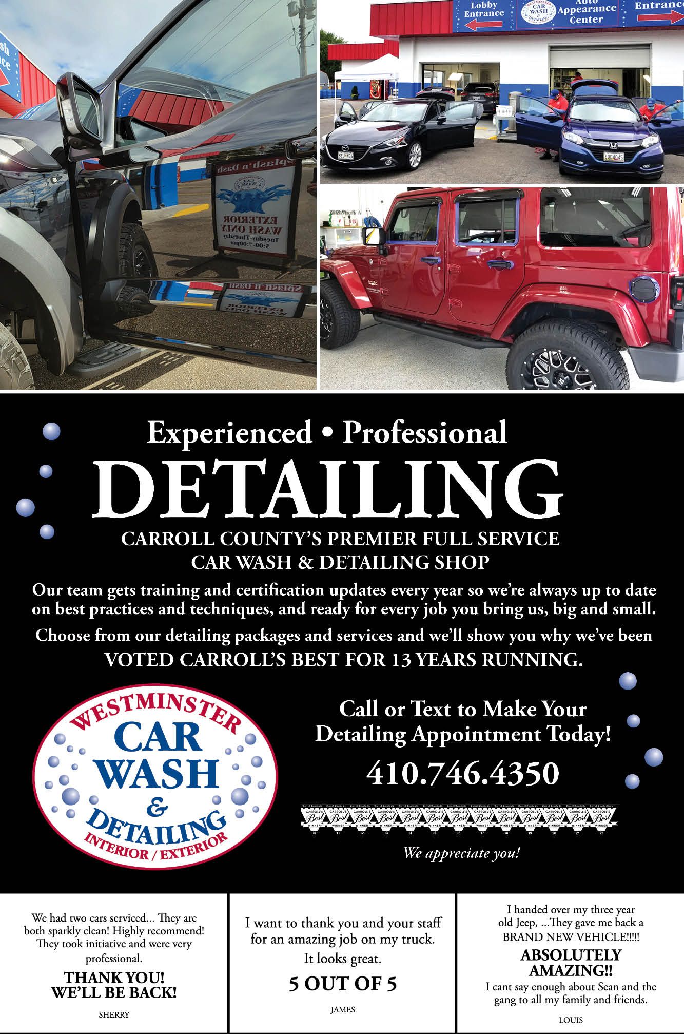 Westminster Car Wash & Detailing in Westminster, MD