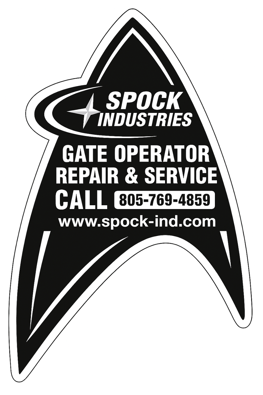 SPOCK INDUSTRIES INC - AUTOMATIC GATE SERVICE & REPAIR in San Miguel, CA