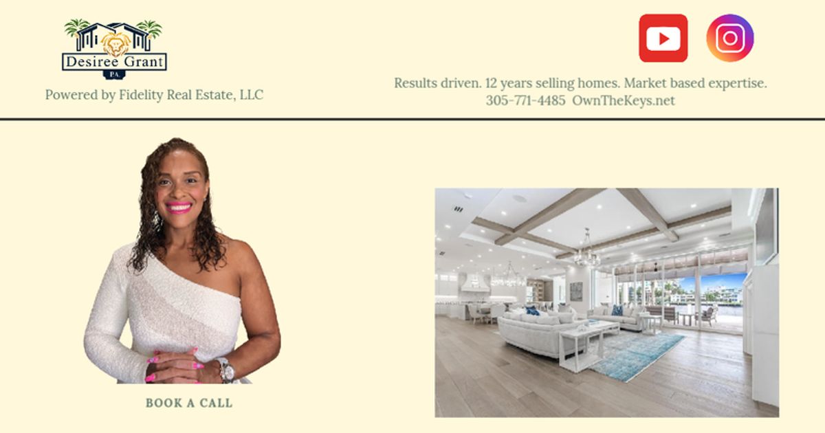 Desiree Grant P.A., Fidelity Real Estate LLC, Top Real Estate Agent in Fort Lauderdale in Fort Lauderdale, FL