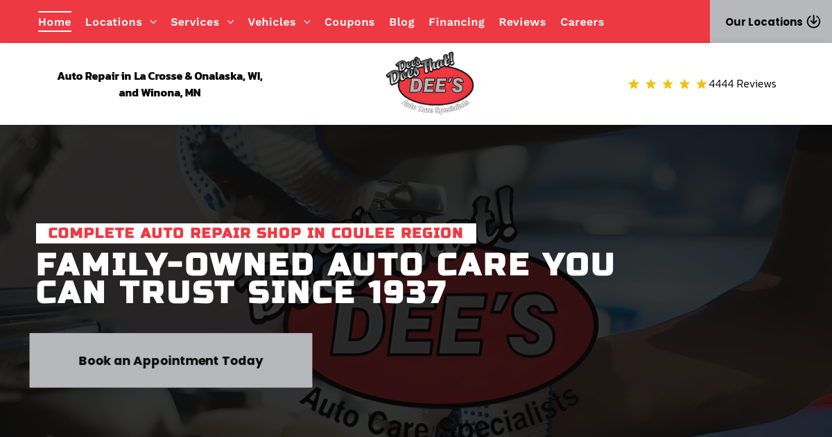 Dee's Auto Care Specialists in La Crosse, WI (6)