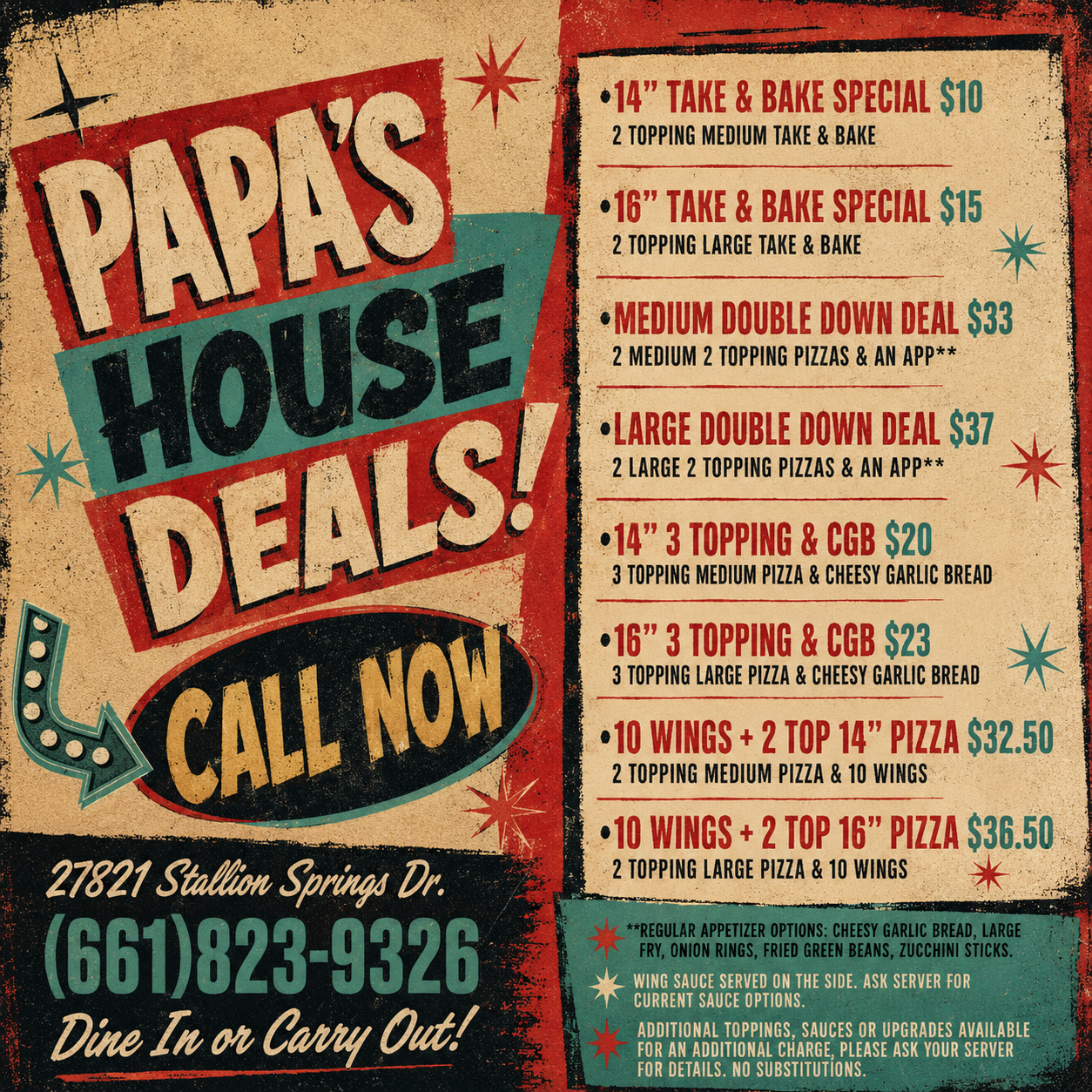 Papa’s House in Tehachapi, CA