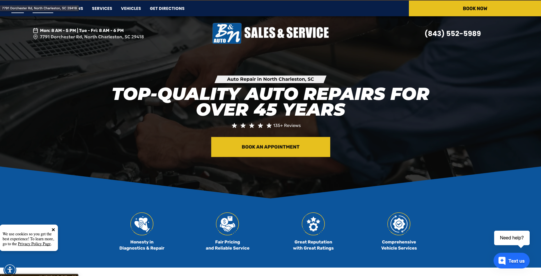 B & N Auto Sales & Service in North Charleston, SC