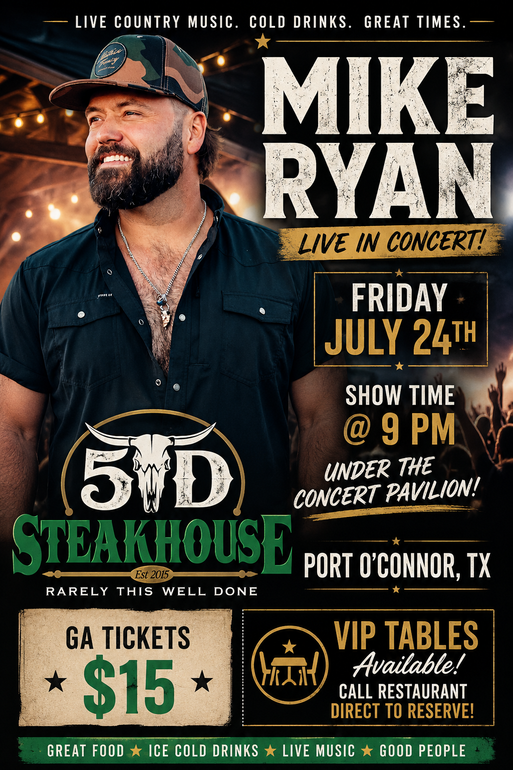 5D Steakhouse & Lounge in Yorktown, TX