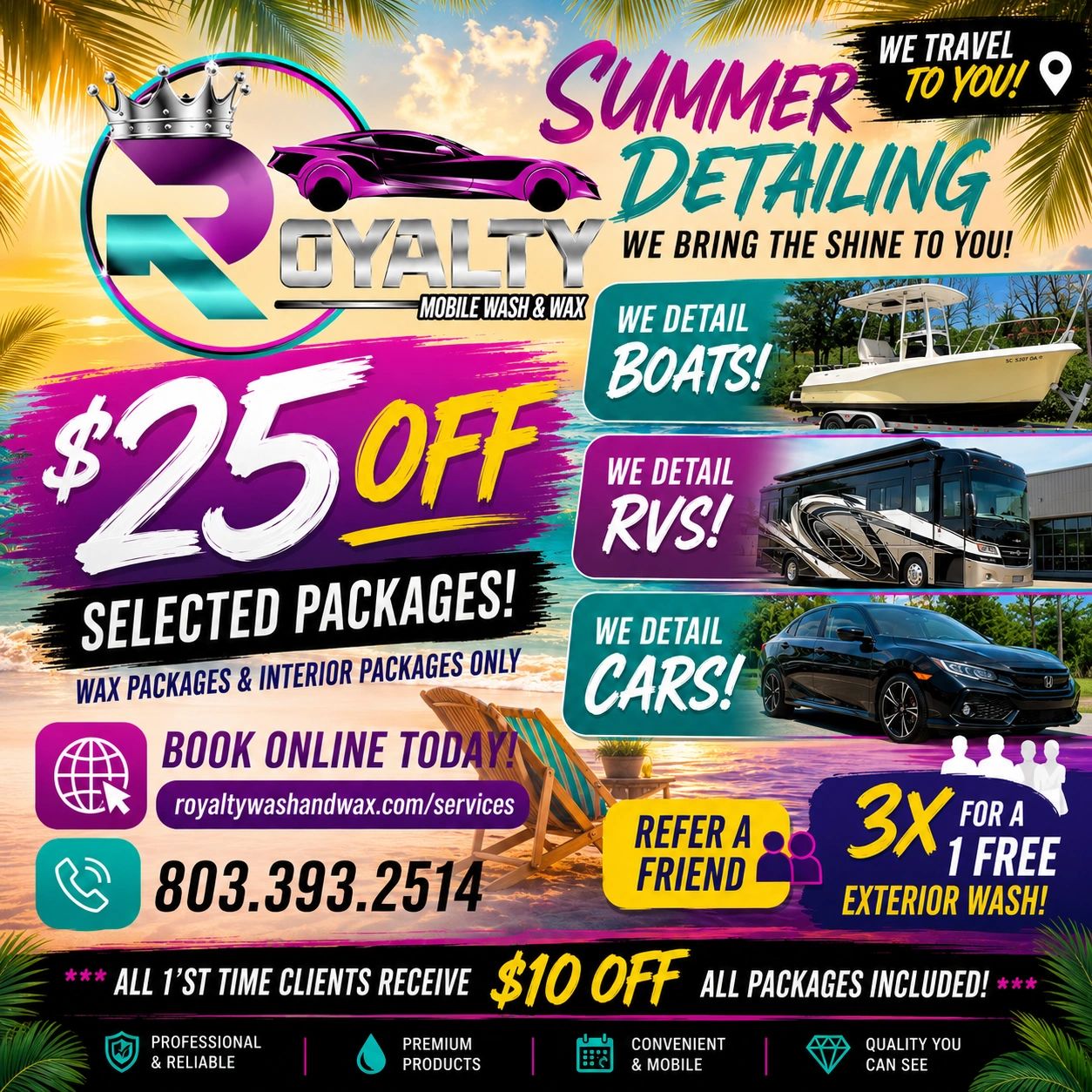 Royalty Mobile Wash & Wax LLC in West Columbia, SC