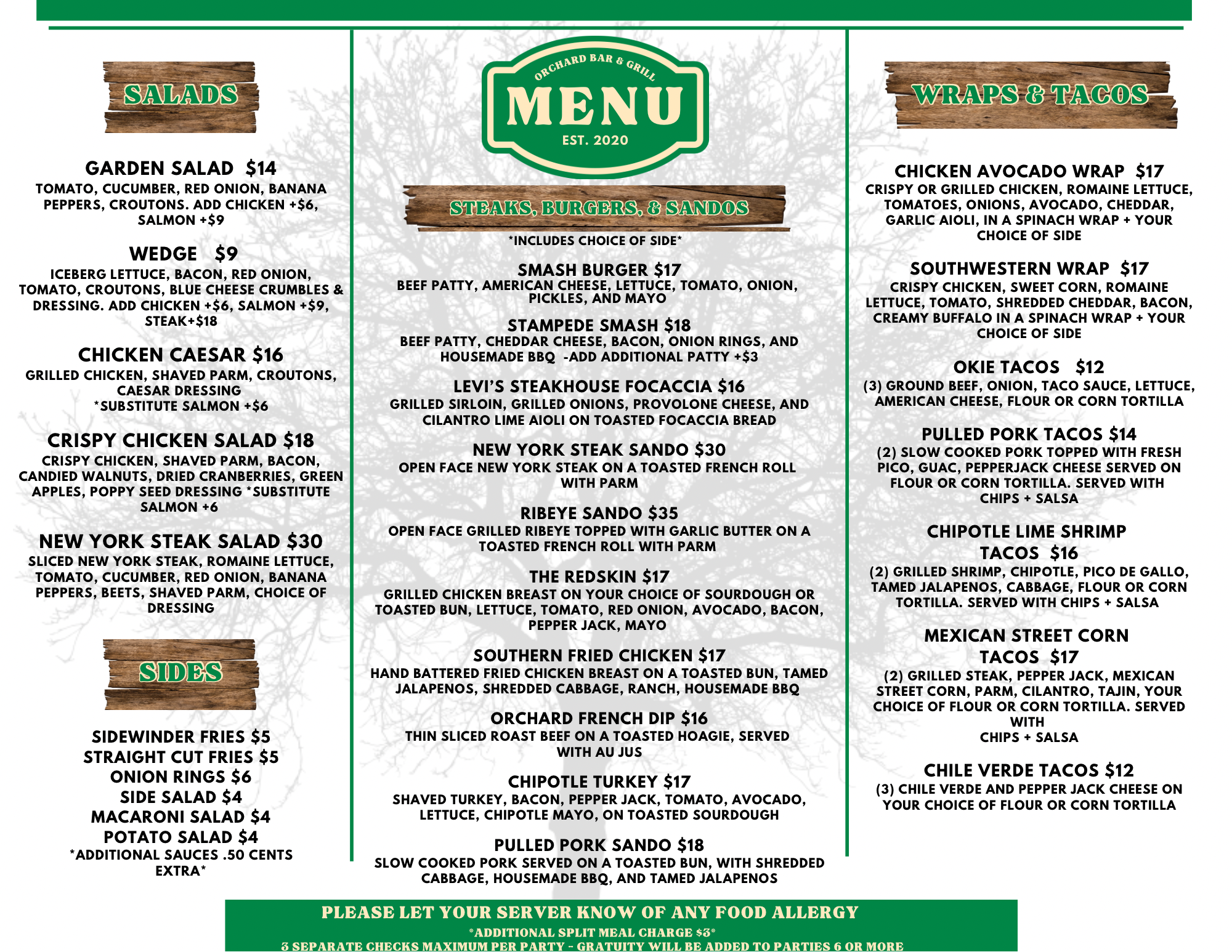 Orchard Bar and Grill in Chowchilla, CA