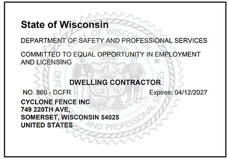 Cyclone Fence, Inc. in Somerset, WI (2)