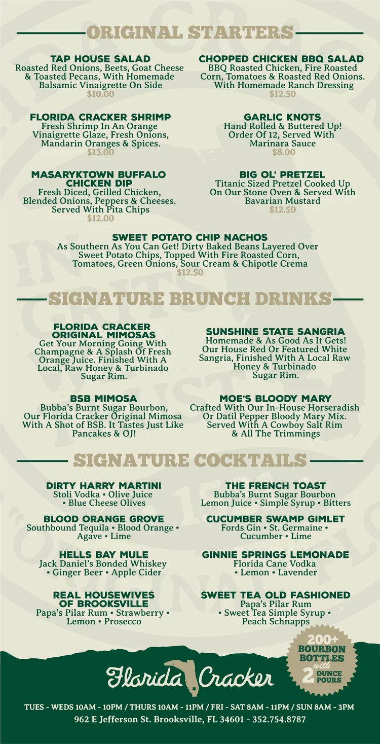 Florida Cracker Tap Room and Bourbon Bar in Brooksville, FL (2)