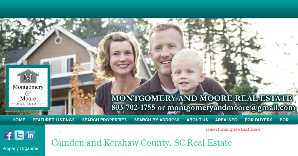 Montgomery and Moore Real Estate: Tripp Montgomery and Lisa Cobb Moore in Camden, SC (3)