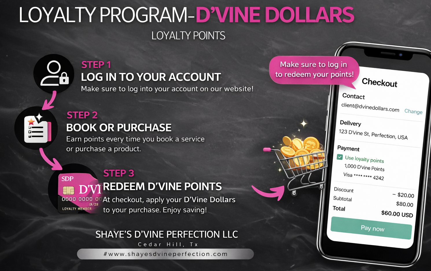 Shaye's D'vine Perfection LLC in Cedar Hill, TX
