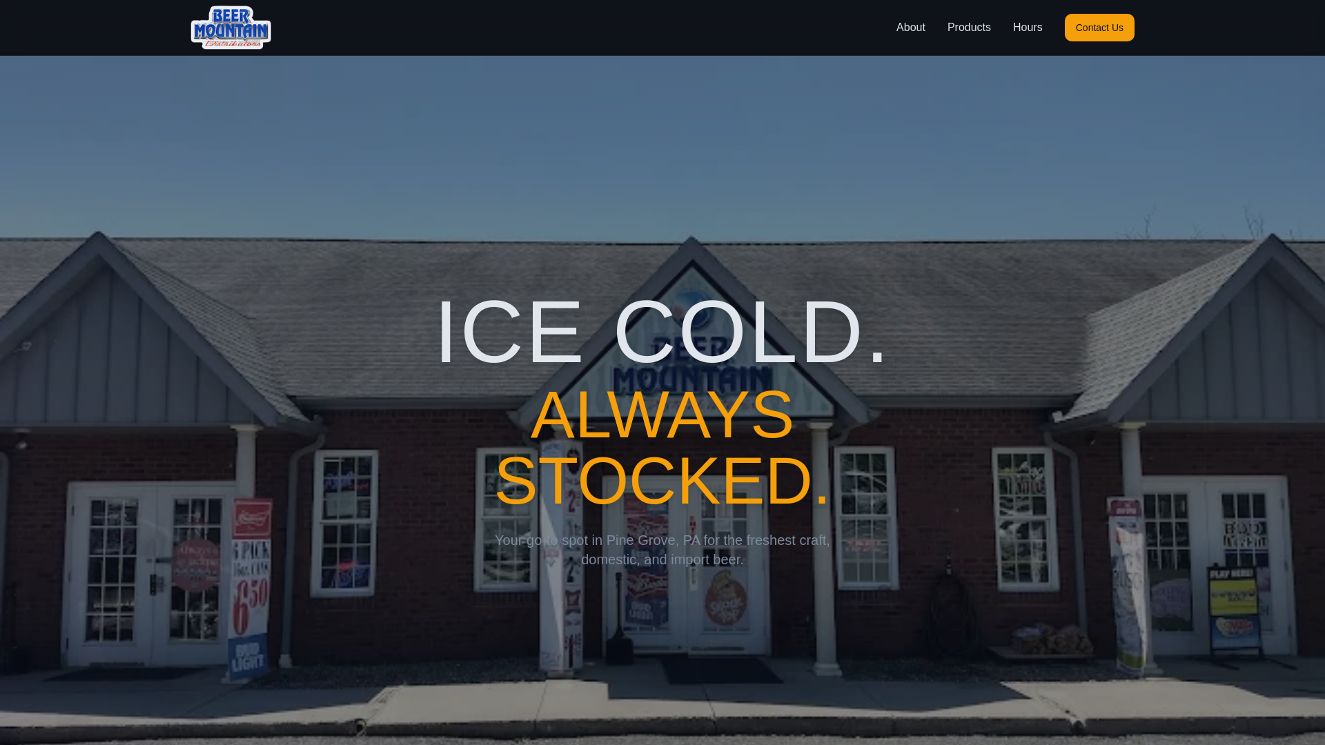 Beer Mountain Distributors in Pine Grove, PA