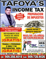 Tafoyas Income Tax in Fontana, CA (6)