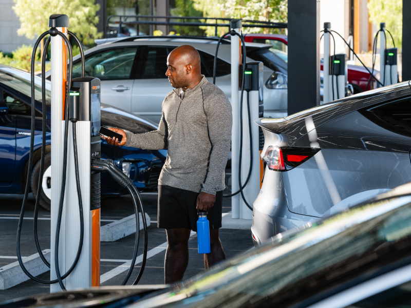 Electric Vehicle Charging Station in Saltville, VA