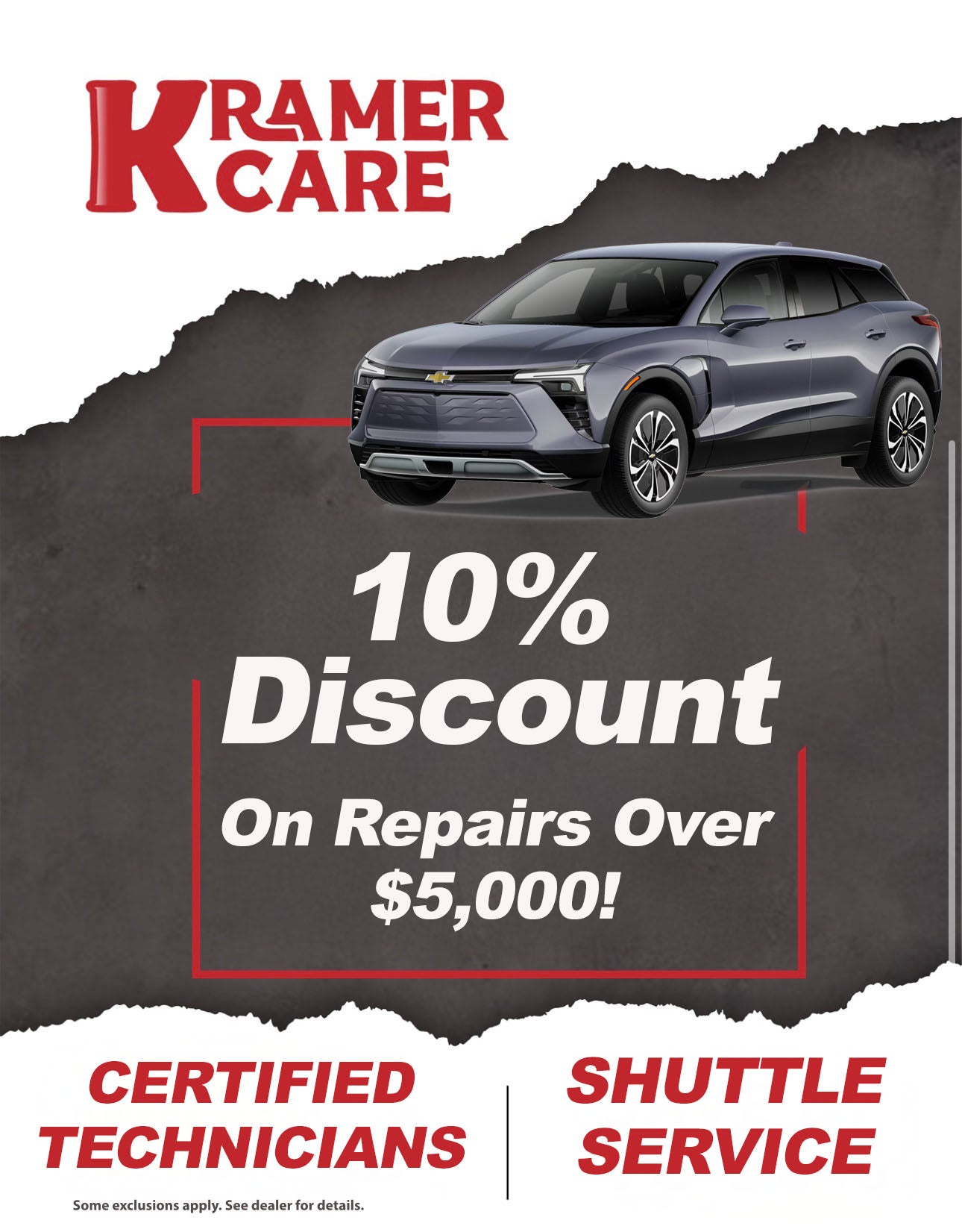 Kramer Chevrolet GMC Service in Madisonville, TX